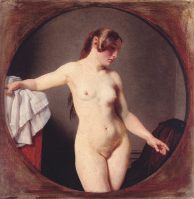 Estudio de modelo femenino. Florentino de Christoffer Wilhelm Eckersberg